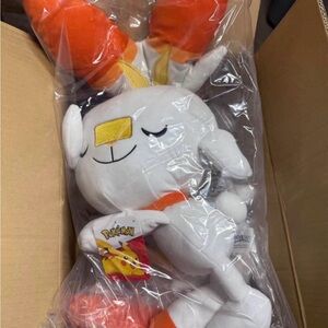 NEW Pokémon Scorbunny 18” Sleeping Plush